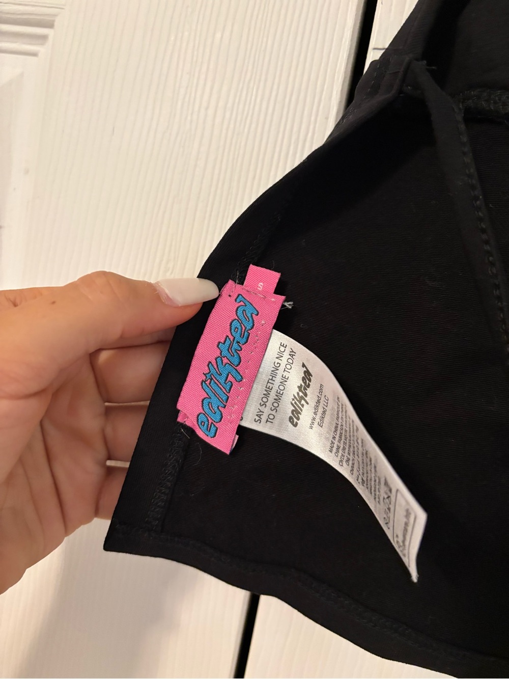 Edikted Lia Open Back Tie Top NEVER WORN - Picture 7 of 8